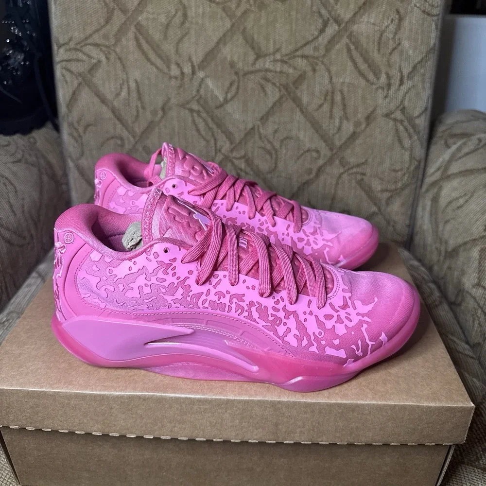 Jordan Zion 3 Men's Shoes Size 7.5 Pink Lotus‎ Very Nice